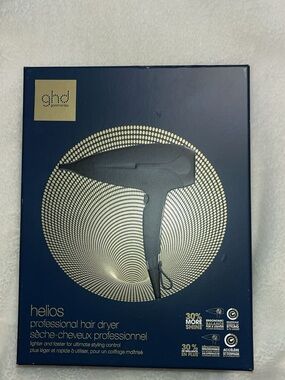 ghd Helios Hair Dryer Box - Navy and Gold